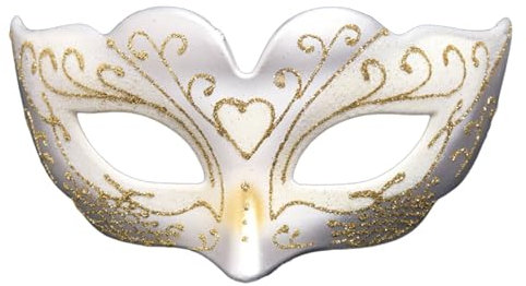 Demi-visage sophistiqué pour enfants et filles vénitiens scintillants pour bal masqué