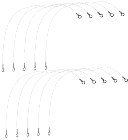 Cabilock 10 pièces Fil de Coupe Gâteau Acier Inoxydable Fil de Remplacement Multifonction pour Fromage et Viande pour Découpe Précise et Usage Domestique