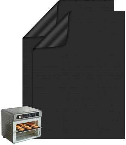 OSDUE Protector Horno Interior, Paquete de 2 Alfombrilla Horno Reutilizable