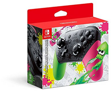 Nintendo Switch - Mando Pro Controller, Con Cable USB (Edición Splatoon 2)
