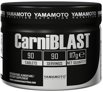 YAMAMOTO NUTRITION CarniBLAST integratore di Carnitina L-Tartrato, Propionil L-Carnitina e Acetil L- Carnitina 90 compresse