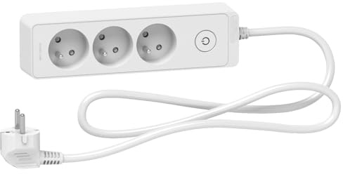 Schneider - Bloc multiprises 3 Prises 2P+T 1,5m - Blanc