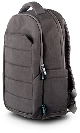 Urban Factory - GREENEA: ECO BACKPACK DOPPIO COMPARTMENT PER NOTEBOOK 13/14'', grigio, 13/14'', Business