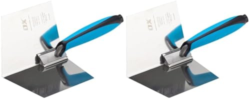 OX Pro Dry Wall Internal Corner Trowel 102 X 127mm (Pack of 2)
