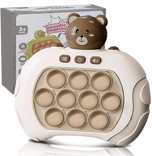 Pop It Électronique, Jeu Rapide Push Bubble Jeu Poussée Pop Fidget Toys Bouton Puzzle Jeu Jouets Anti-stress Drôle Cadeau Pour Enfants Et Adultes Bubble Stress Gadgets Anniversaire Enfants