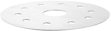 MOLUCKFU Edelstahl Wärmeleitplatte Kochgeschirr Wärmeverteiler Für Induktionskochfeld Kompatibel Mit Schmortöpfen Und Sandtöpfen 13cm