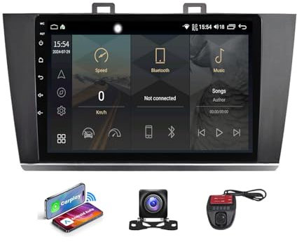 Android 13 Car Stereo Bluetooth 5.0 for Subaru Outback 5 Legacy 6 2014-2018 9 inch Touch screen Radio Player Built-in SWC 4G WIFI DSP Car Play Android Auto GPS Nav FM RDS Car Radio(NF-1)