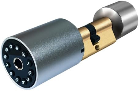 Cerradura Inteligente, Cerradura De Puerta Inteligente De Tamaño Variable, Cerradura De Puerta Exterior, Cerradura Electrónica Con Huella Dactilar, Cerradura De Puerta Con Contraseña De Cilindro Con A