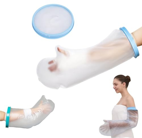 Waterproof Cast Cover Arm,Watertight Arm Cast Cover for Shower & Bathing, Durable Reusable Plaster Cast Waterproof Cover for Broken Arm, Elbow & Hand Wounds,Bandage Protector for Wound Care
