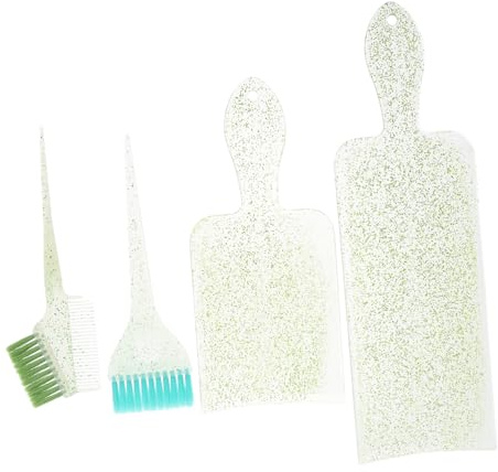 Zerodeko Tavolo Per Tintura Di Capelli Pennello Per Applicazione Di Coloranti Oli e Tinture Design Curvo Ergonomico Per Impugnatura Comoda Separatore Di Capelli Per Lavoro Ordinato