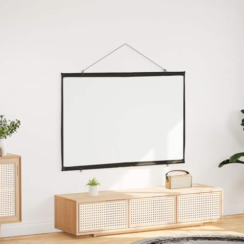 Lumanois Pantalla de proyección para Colgar en la Pared, 50 Pulgadas, 16:9, Electrónica Vídeo Accesorios de vídeo Accesorios para proyectores Pantallas para proyección, Blanco, 0.72kg