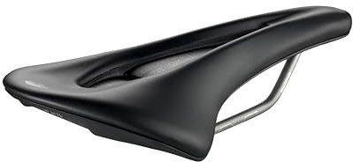 Selle San Marco SHORTFIT ALLROAD Racing - Sillín Bicicleta Gravel y All-Road, Rendimiento Ligero, Raíles Xsilite, Diseño Corto Ergonómico - Talla S3, Negro