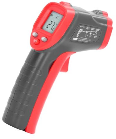 Lasertermometer kontaktlös digital infraröd termometer temperaturpistol för matlagning kök