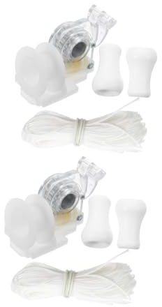 POPETPOP 2 Set Regolabili per Corde Tende Veneziane Orizzontali Accessori Resistenti per Controllo Privacy e Luce in Camera e Ufficio con Cordino da Metri