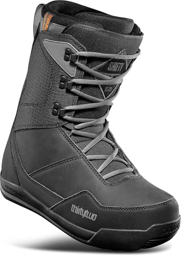 ThirtyTwo Shifty Snowboard Boots - Snowboard Boots with Dual-Zone Lacing & Grippy Outsole - Black - Size 13