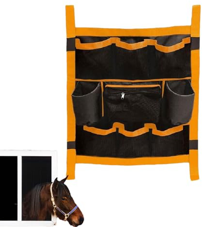 Sac À Outils De Toilettage Pour Chevaux – Porte De Remorque, Porte-brosse | Transport De Fournitures De Maréchal-ferrant, Rangement D'outils De Perte | Organisateur Spacieux D'outils Pour Chevaux, Pour