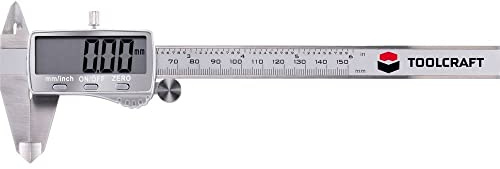 Pied à coulisse numérique TOOLCRAFT DIN EN 862 TO-5664642 150 mm