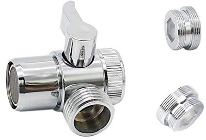 Zotti Shower Attachment | Diverter Valve for Bath Taps | Add Shower to Bath | 28mm / 24mm Diverter | Chrome M22 X M24/M28