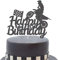 G-LOVELY'S Motorrad Kuchen Topper, Motorrad Tortendeko, Geburtstag Tortenstecker, Happy Birthday Motorrad Cake Topper Dekoration für Männer Geburtstag Party Dekoration