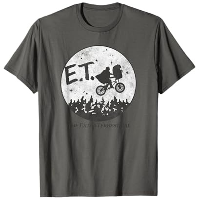 E.T. The Extra-Terrestrial Classic Flying Bike Poster Camiseta
