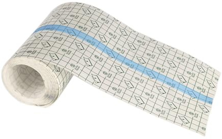 Adhesive Wound Dressing, Waterproof Bath Posts Self-Paste Clear Bandage Transparent Fixer Plaster Stretch Fixation Tape for Tattoos Swimming (10cm*10m /3.93x 393.7'')