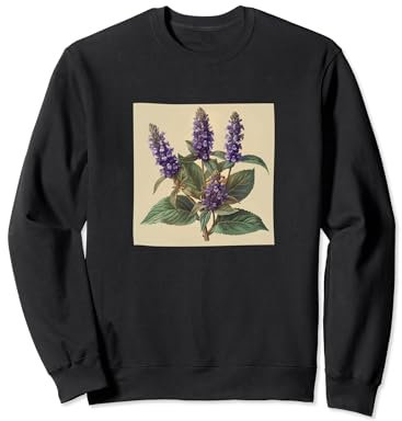 Anise Hyssop Flower Cottagecore Graphic Sweatshirt