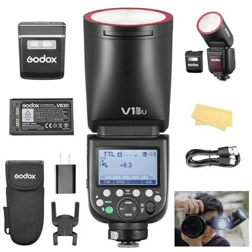 Godox V1 Pro S godox V1Pro-S V1Pro S TTL Flash for Sony 2980mAh 76W