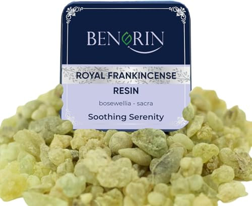 BENGRIN Royal Frankincense Resin 20g – Pure Boswellia Sacra Gum بخور – Loban for Aromatherapy, Meditation, Home Fragrance & Relaxation – Earthy, Woody Scent - Alternative to Myrrh Oils & Sticks