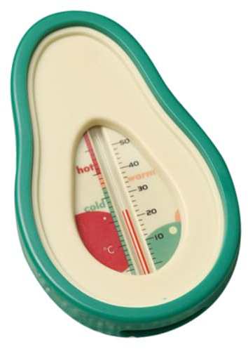 ARTSEWPLY Termómetro Flotante para Bañera con Diseño de Aguacate Medición Precisa de para Bebés sin Gases Nocivos Seguro Olor para Baño y Spa Infantil