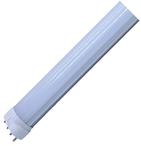 2G11 LED Horisontell Plugg Mjölkvit Genomskinligt Lock 2G11 8W Lampa Rörlängden 225mm(Cold white 6000K)
