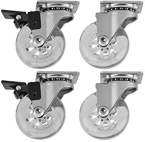 SET Möbelrolle SWIFT transparent Ø 50
