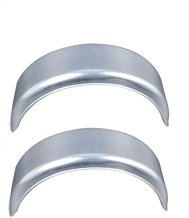 Kotflügel 2 Stück Metall halbrund 14 Zoll Anhänger Kotflügel Schutzblech Radabdeckung