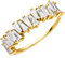 Purelei® Powder Ring aus 925 Sterling Silber 18K Vergoldet - Wasserfest Mit Asymmetrischen Schmucksteinen - in Schmuck Geschenk Box (56, Gold/Silber)