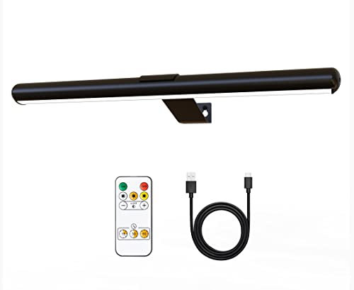 TINTINDOC Lampe de peinture sans fil rechargeable de 40,6 cm avec télécommande, lumière d'affichage rechargeable pour œuvres d'art, 300 lumens, lumière d'art pour peinture, galerie, cible de