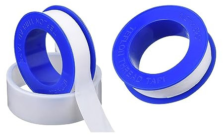 ZZLBZN Plumbers Tape, 40M PTFE Tapes Plumbering Thread Seal Tape Waterproof Teflon Tape for Shower Heads Plumbers Plumbing Pipes Joint Thread Pipes 1/2 Inch 4 Rolls