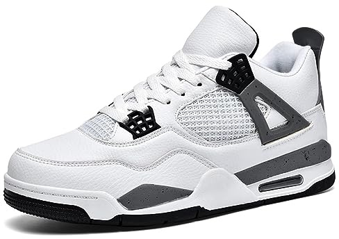 Marbury Herren Damen Air 4 Retro Sneaker Schuhe Skateboardschuhe Laufschuhe Turnschuhe mit Luftpolster Walkingschuhe Basketballschuhe Sportschuhe