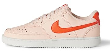 Nike Court Vision Lo NN, Scarpe da Ginnastica Donna, Coral Washed Picante Red Pican, 36.5 EU