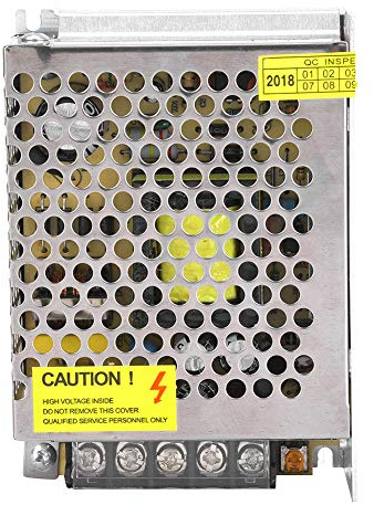 Switching Power Supply Transformator till 12V 6,5A 80W Universal AC Input Voltage Kompakt högeffektiv strömomvandlare för elektronik gör-det-själv-projekt Aluminiumhus
