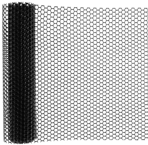ABS trådnätstaket | Svart 2st 3x0,4m 9,8x1,3FT Fjäderfä Hund Kanin Barriärträdgård: ABS Yard Inhägnad