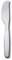 Alessi Itsumo ANF06/37 - Couteau à Beurre Design en Acier Inoxydable 18/10, Set De 6