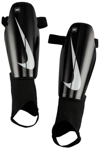 NIKE DX4608-010 NK CHRG GRD Shin guards Unisex Adult Black/Black/White Size M