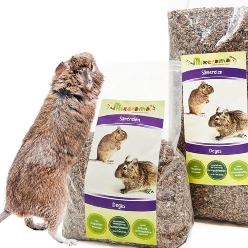 Mixerama Degus Sämereien - getreidefreies Futter aus Saaten für Degus