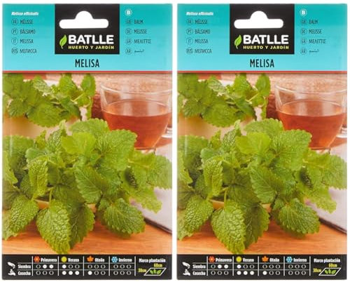 Semi di erbe di Batlle - Melissa (Seeds - 60cm) (Confezione da 2)