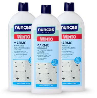 Nuncas Winto Marmo Detergente Pavimenti in Marmo - Multipack 3 x 1000 ml