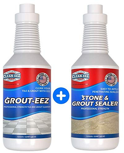 Grout Cleaner & Sealer Bundle. Clean Your Tile & Grout With This 2 in 1 Cleaner. Then Seal Your Grout To Make Sure It Stays Looking Beautiful. Clean-eez