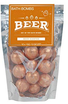 Gift Republic Bombas de baño de cerveza, naranja