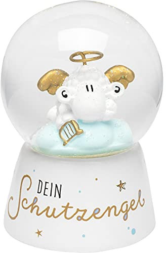 Sheepworld Traumkugel Motiv Engel | Schneekugel, Glas, Polyresin, Motivdruck | Geschenk Kommunion, Firmung | 47239