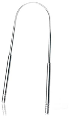 Pulisci Lingua 1 Pezzi,Forma di U Pulitori di Lingua,Raschietto Professionale per Lingua,Spazzolini Lingua Orale,Riutilizzabile Pulire la Lingua,Effetto Antimicrobico Che Promuove La Salute Orale