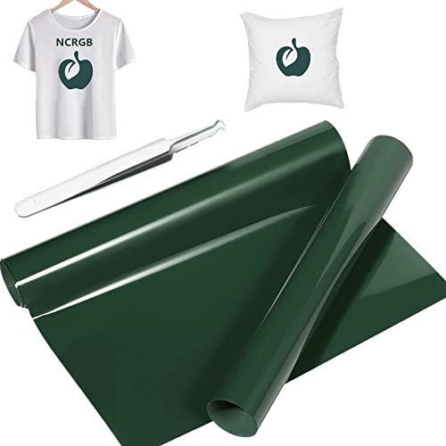 NCRGB Heat Transfer Vinyl(innehåller Verktyg) Transfer Paper,Vinyl för Termisk överföring för T-shirts,De Flesta Textilier,Graveringsmaskiner,Lätt att Klippa och överföra