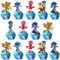 Tortendeko Kindergeburtstag, 24 PCS Cupcake Topper, Cupcake Deko, Cake Topper Geburtstag, Kuchen Dekorationen, Geburtstagsparty Dekorationen Junge und Mädchen